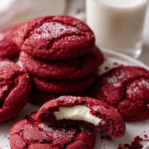 red velvet cheesecake cookies