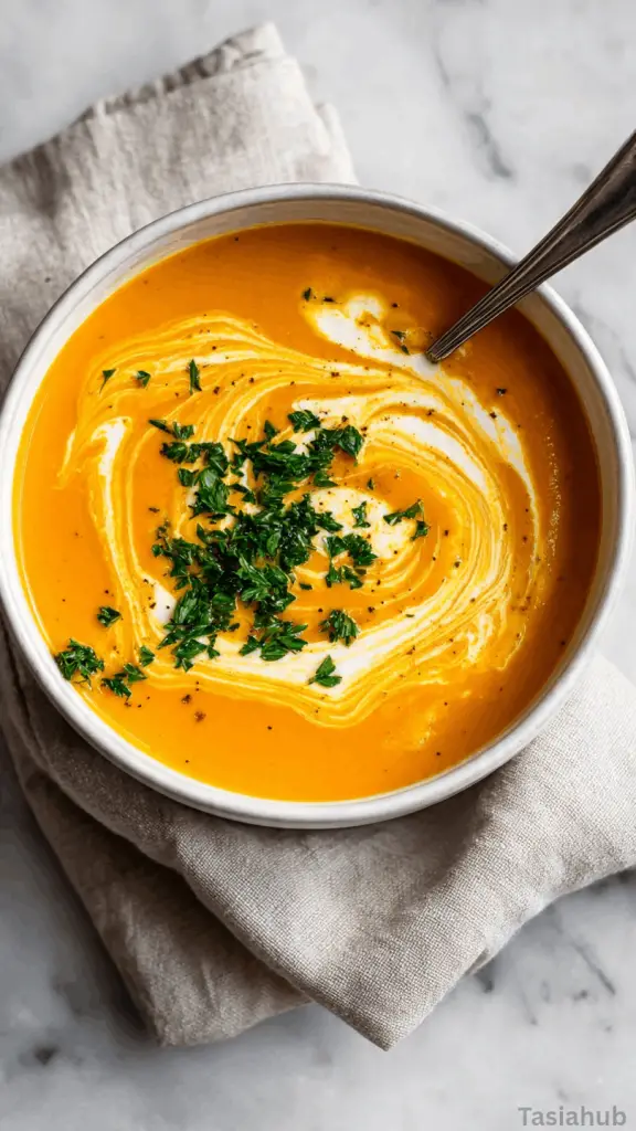 Carrot ginger soup