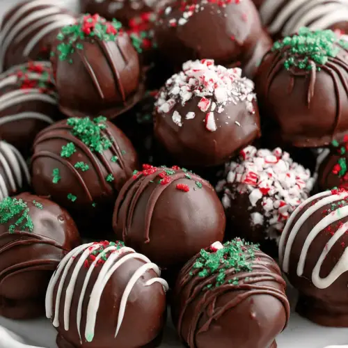 christmas oreo balls