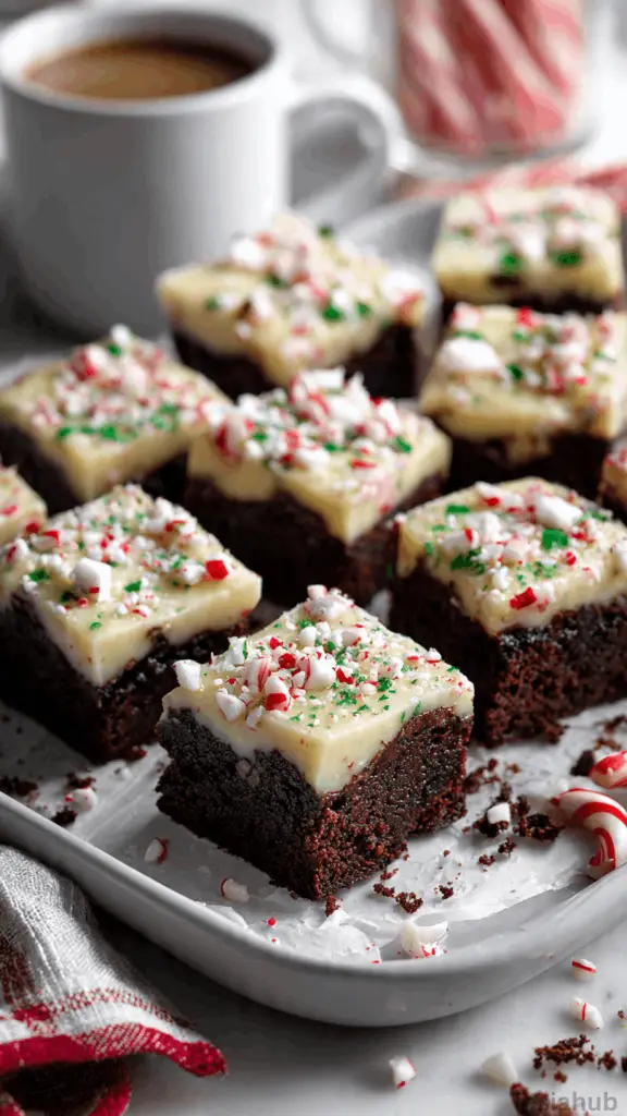 Christmas brownies