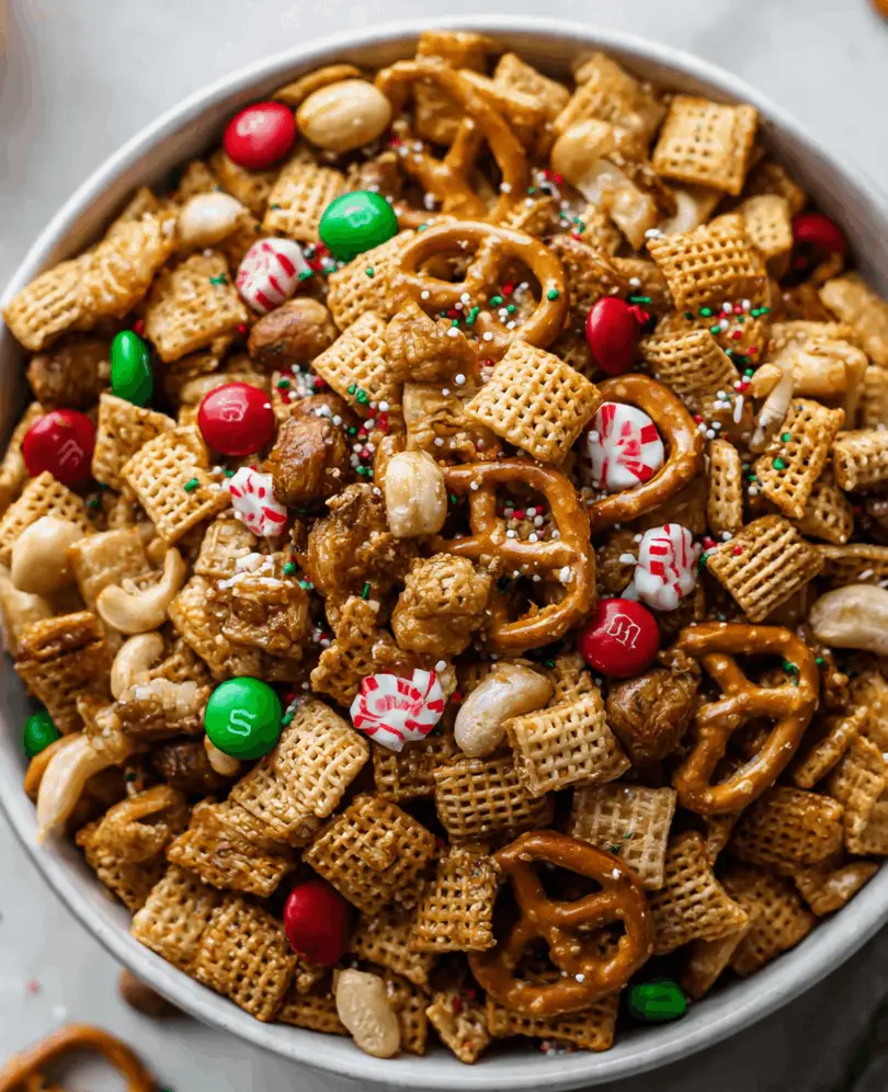 christmas chex mix