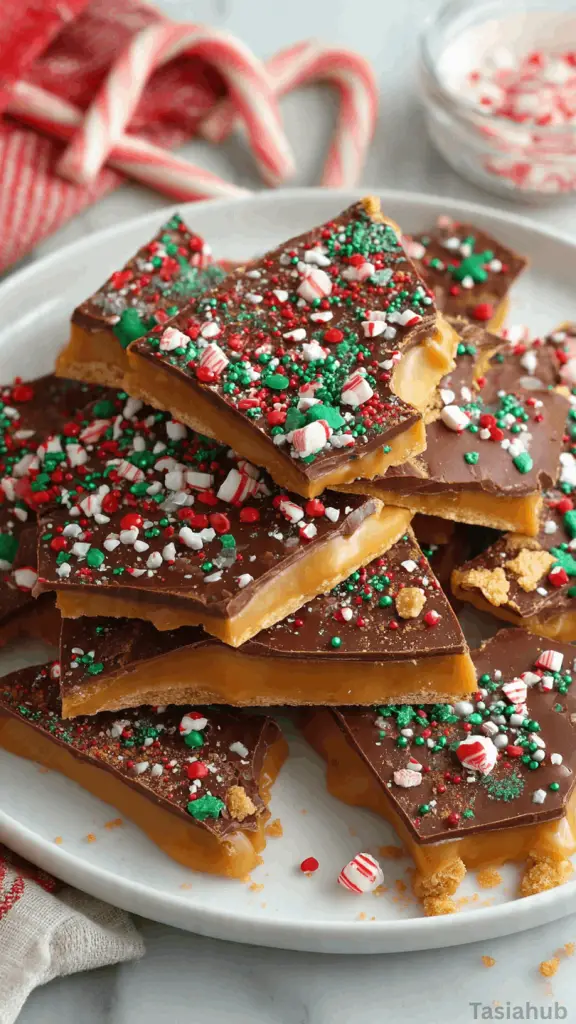 Christmas cracker toffee