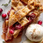 christmas cranberry apple pie