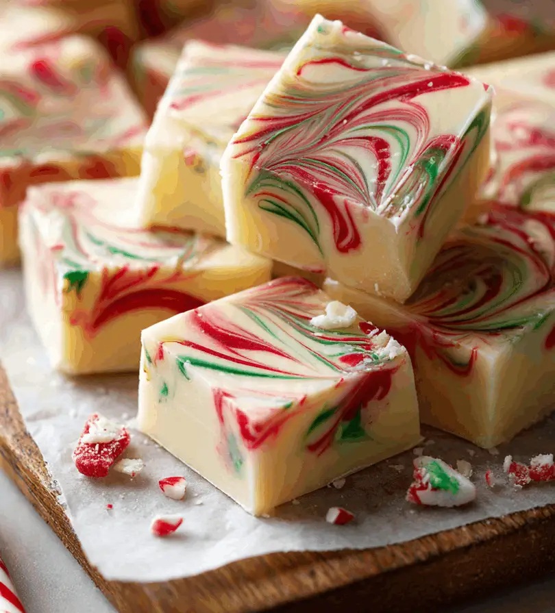 Christmas Swirl Fudge