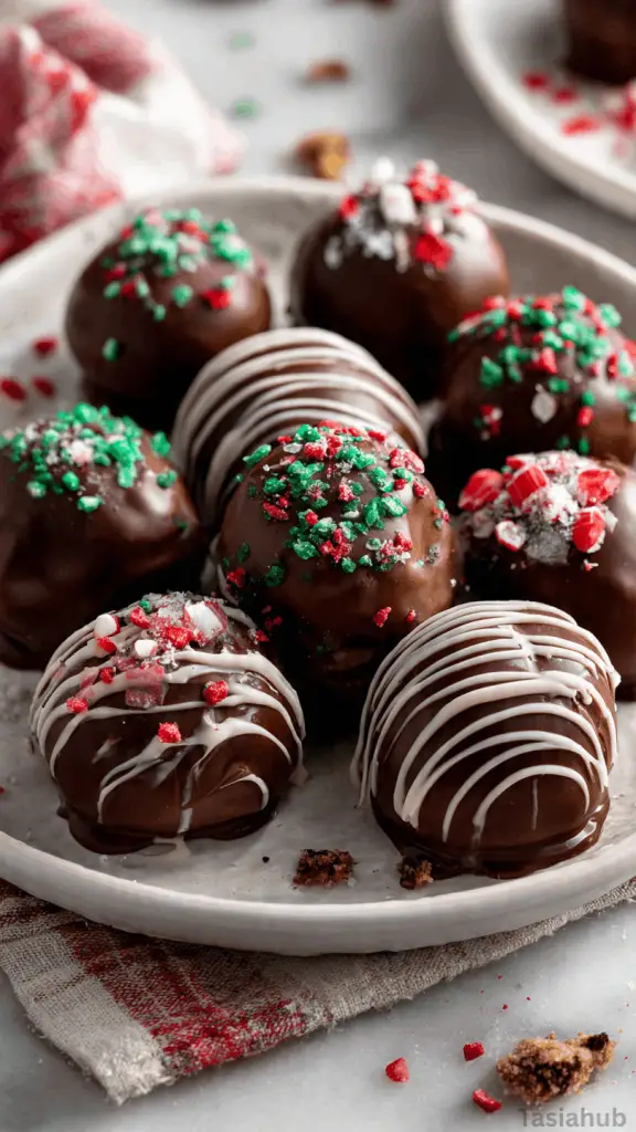 Xmas Oreo balls