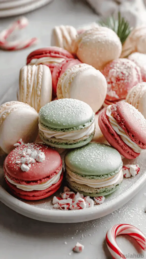 Xmas macarons