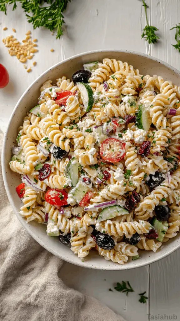 Xmas pasta salad