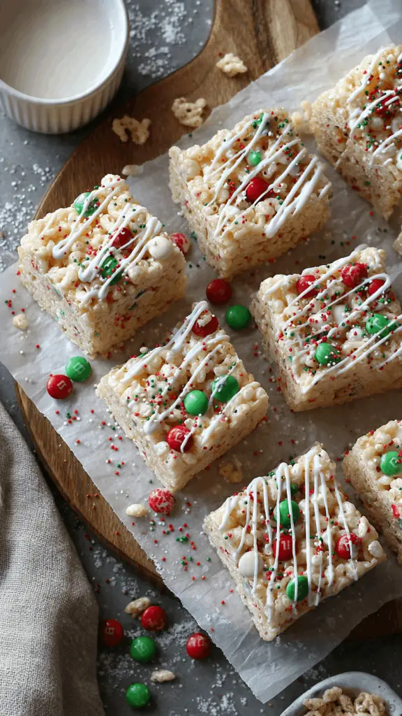 Xmas rice crispy treats