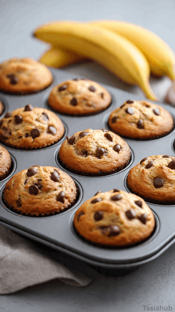 high protein banana muffins