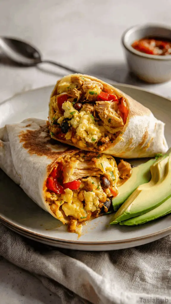 high protein breakfast burritos