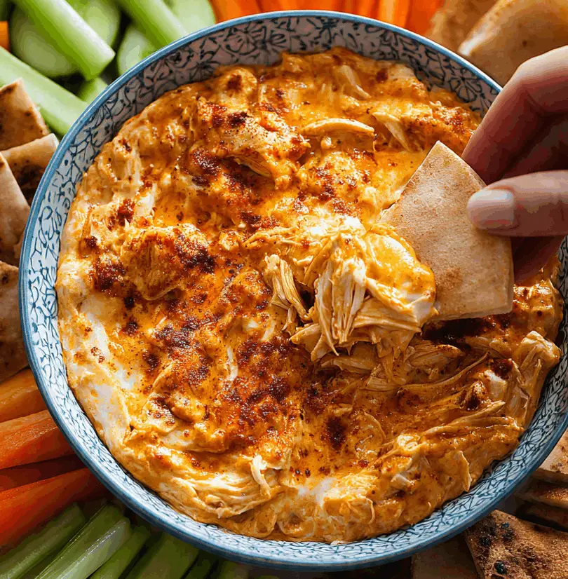 high protein buffalo chicken dip