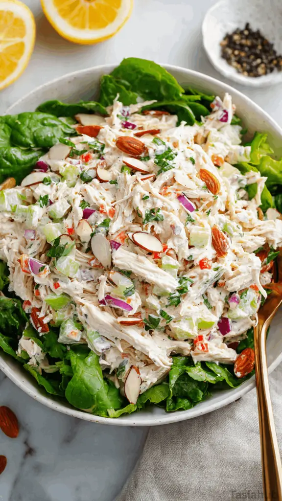 high protein chicken salad