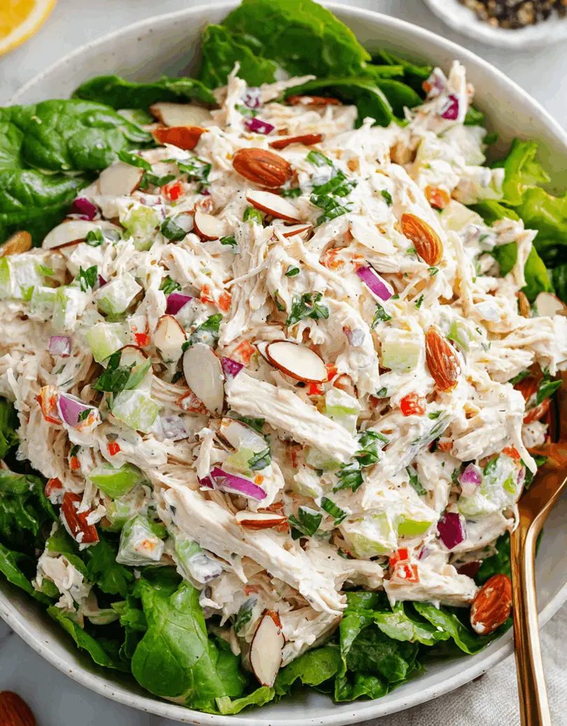 high protein chicken salad