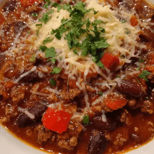 high protein chili