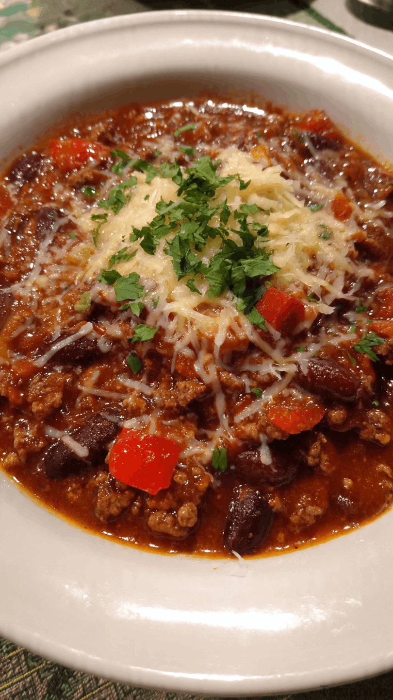 high protein chili