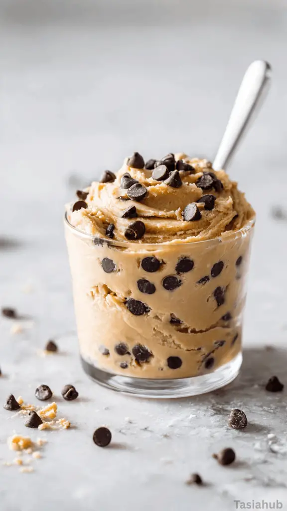 high protein cookie dough cup