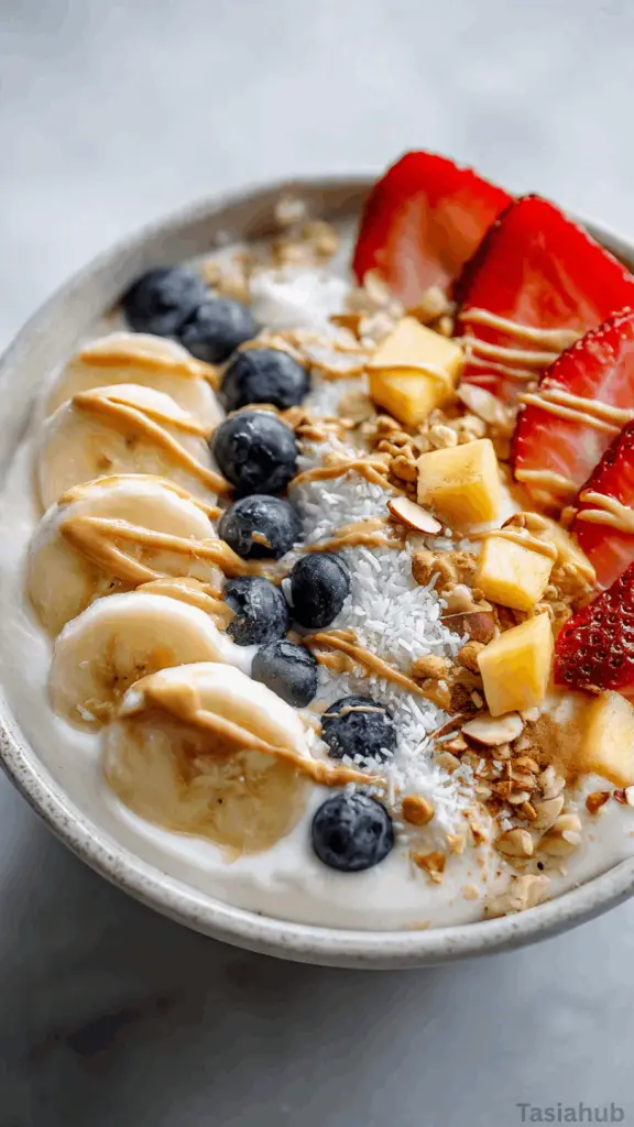 high protein yogurt bowl