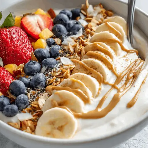 high protin yogurt bowl