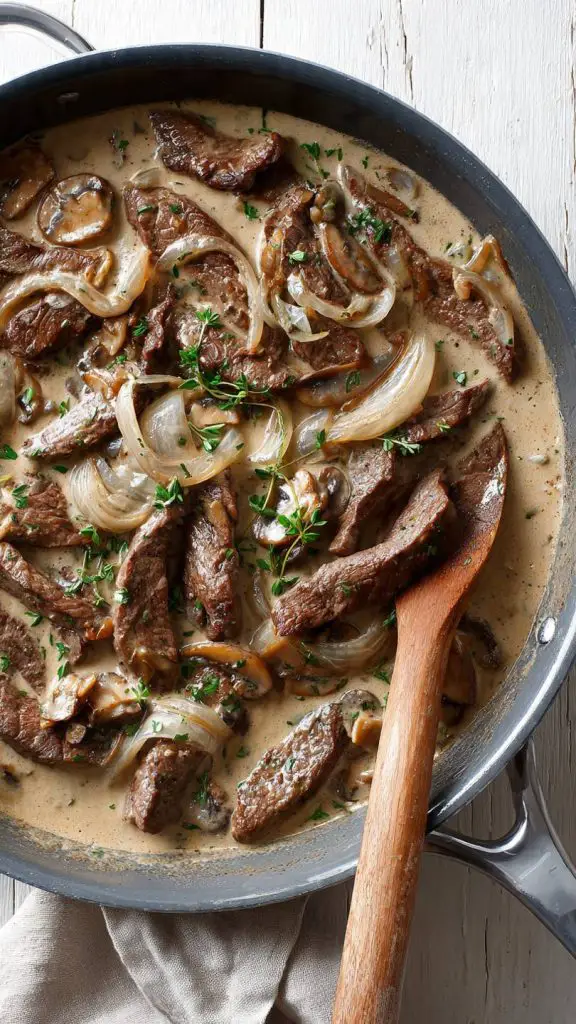 keto beef stroganoff 1