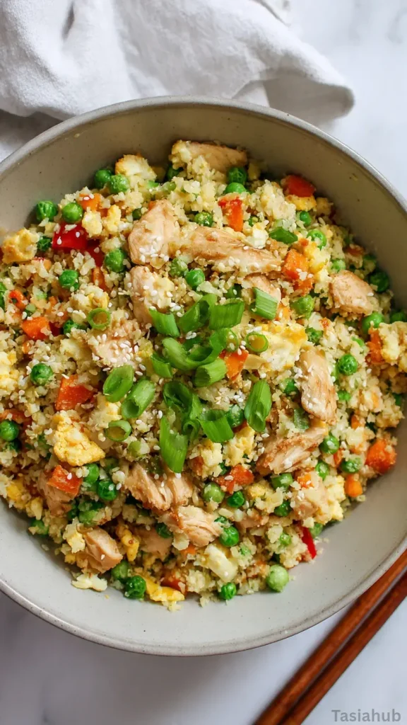 keto cauliflower fried rice