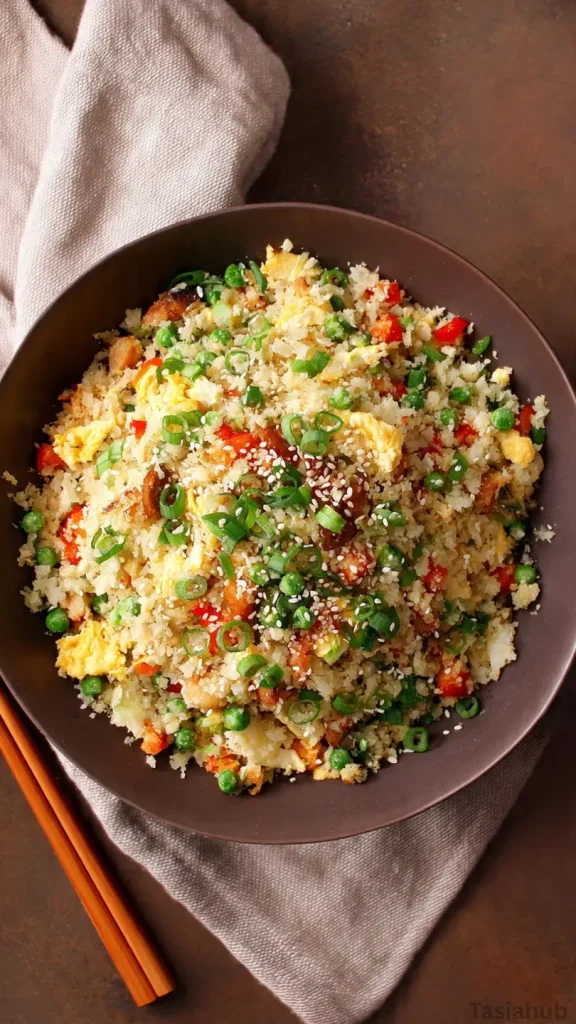 keto cauliflower fried rice recipe