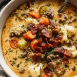 keto cheeseburger soup