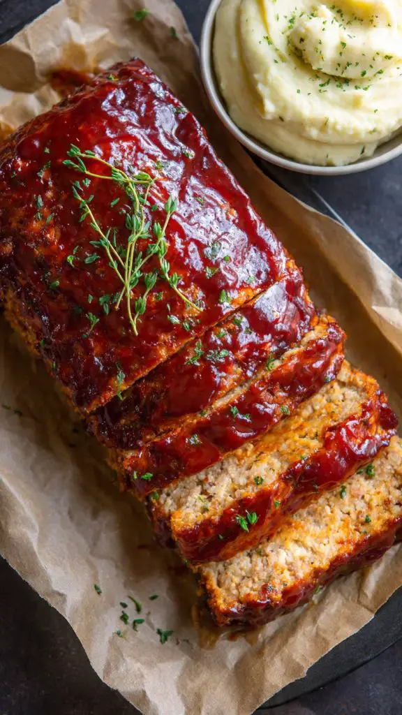 keto ground turkey meatloaf 1