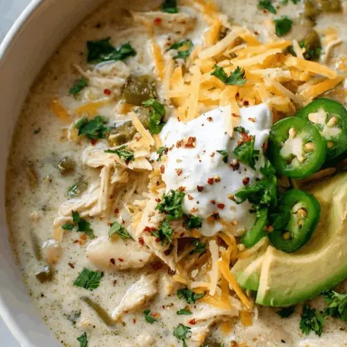keto white chicken chili