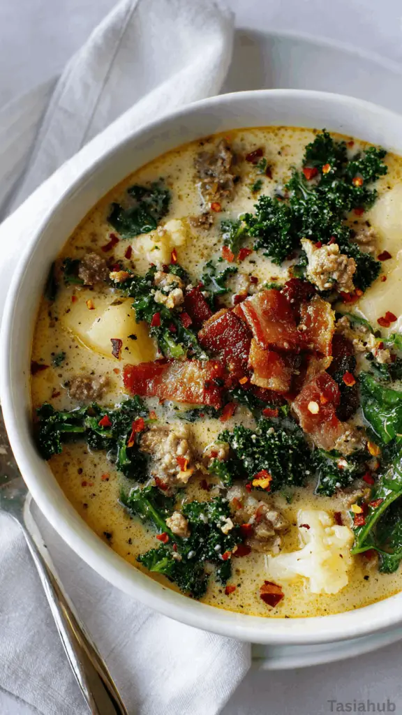 keto zuppa Toscana soup