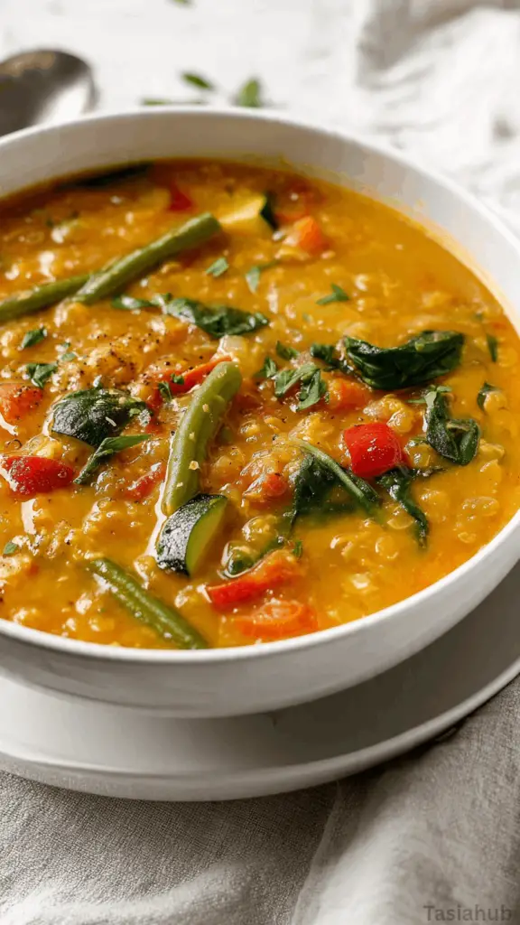 lentil veggie soup