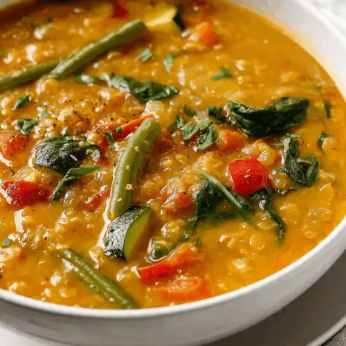 lentil vegetable soup