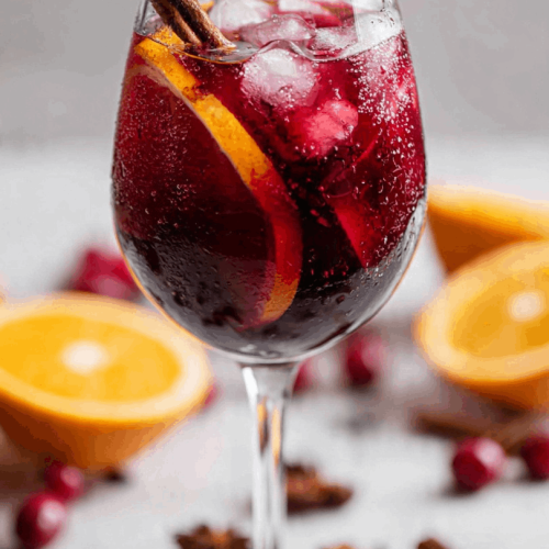 mulled wine spritz