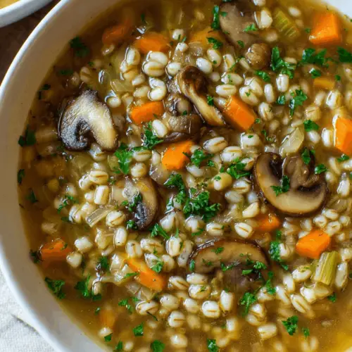 mushroom barley soup