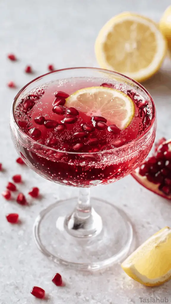 pomegranate gin fizz recipe