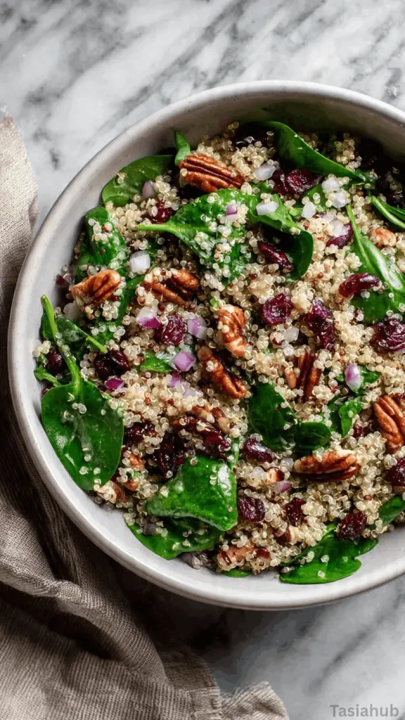 quinoa cranberry pecan salad