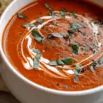 roasted tomato and basil soup