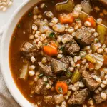 crockpot beef and barley soup