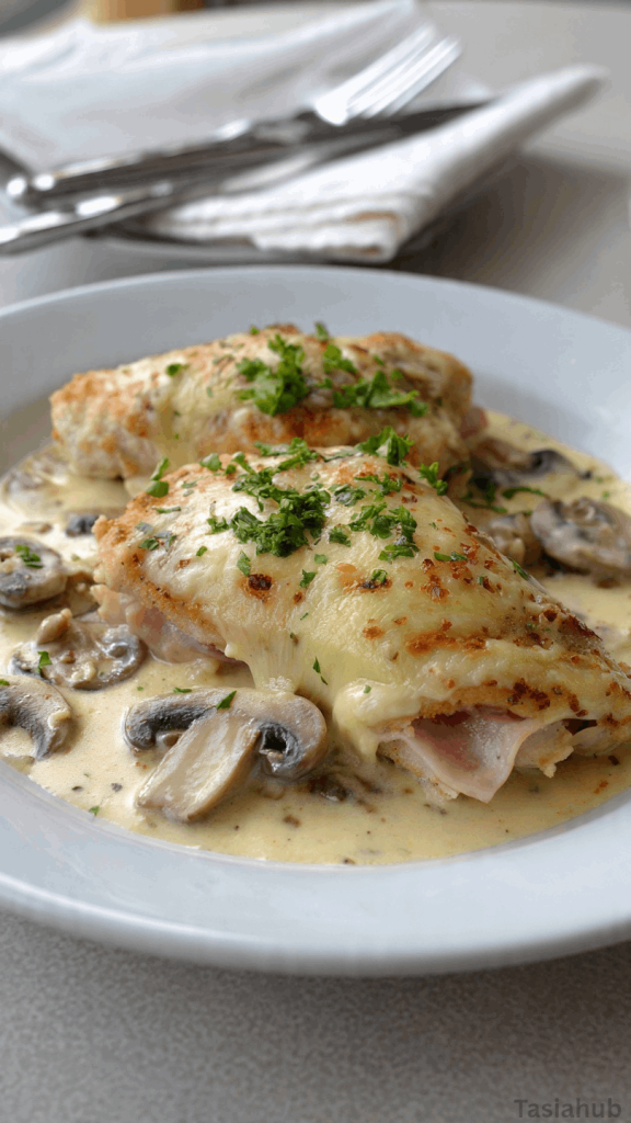 slow cooker chicken cordon Bleu