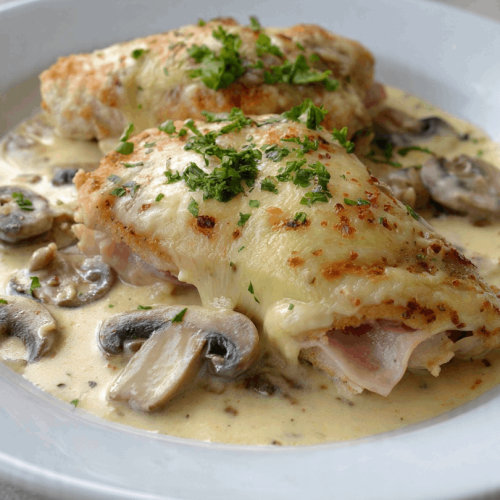 crockpot chicken cordon bleu