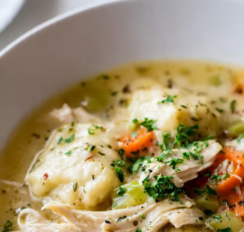 Crockpot Chicken Dumpling Soup