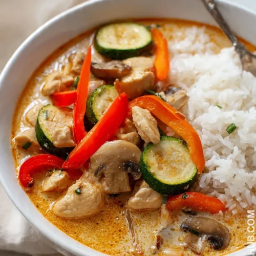 crockpot Thai coconut chicken soup