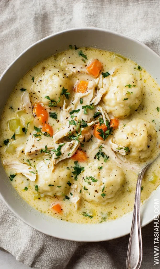 crockpot chicken dumpling soup