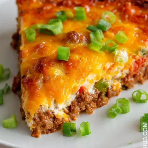 keto taco pie
