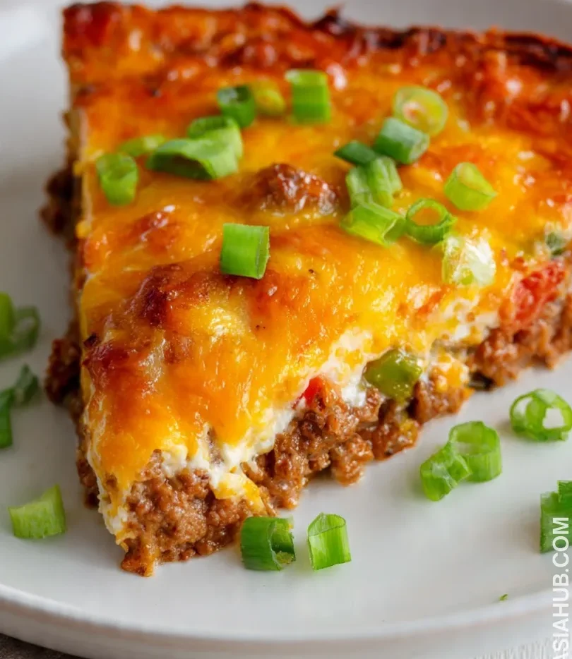 keto taco pie