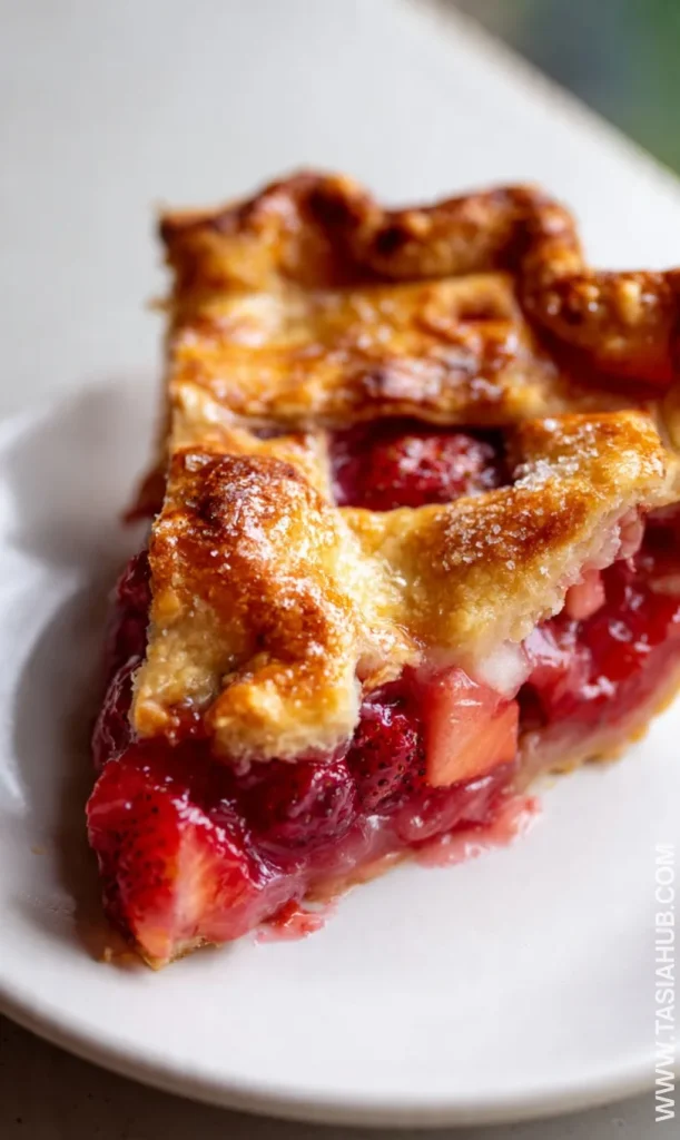 rhubarb strawberry pie recipe