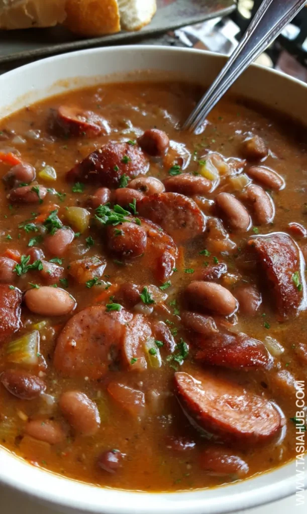 slow cooker red beans and rice with sausage
