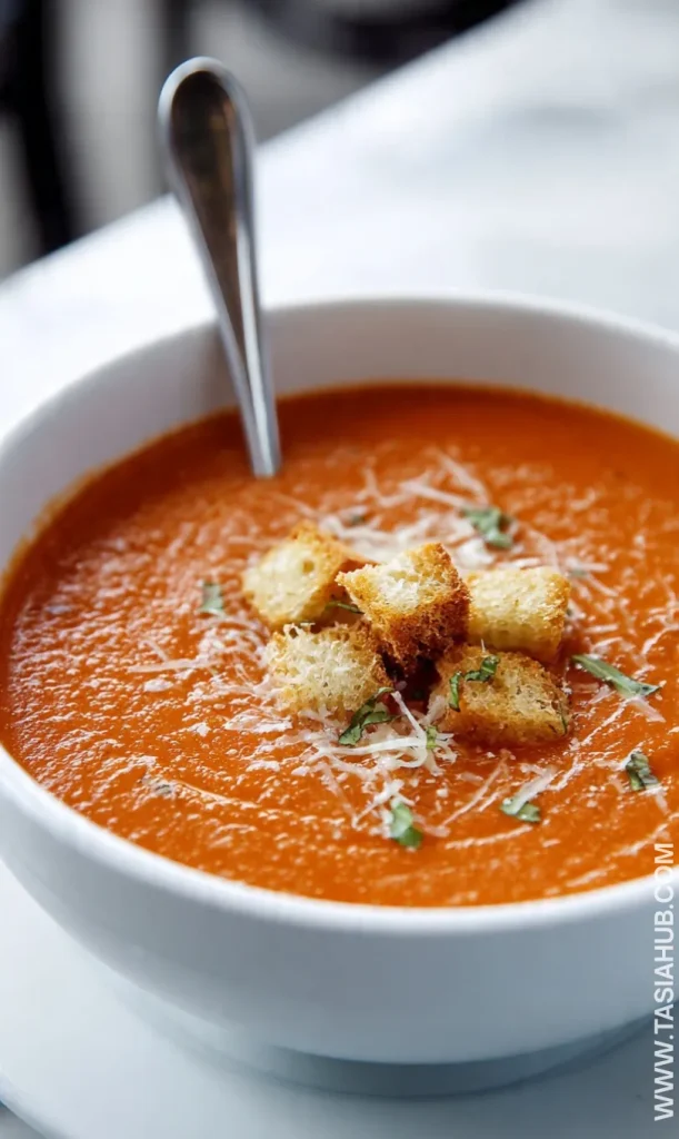 slow cooker tomato basil soup